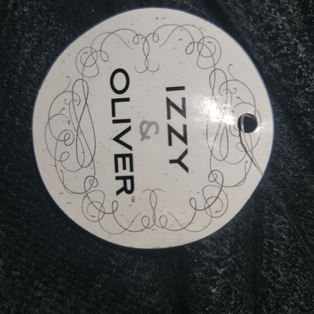 Izzy & Oliver‎ Chic Black Fringe Wrap - Picture 6 of 6